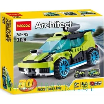 Конструктор Decool Архитектор 3128 Ралли машина